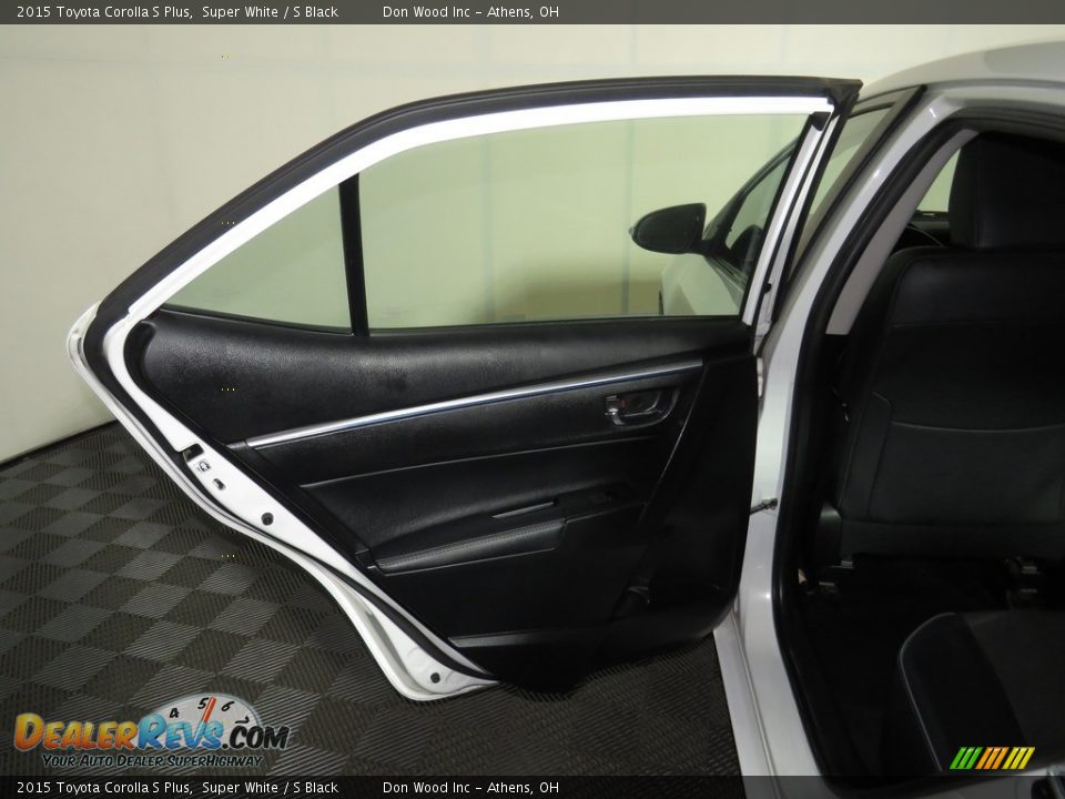2015 Toyota Corolla S Plus Super White / S Black Photo #19