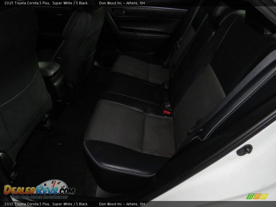 2015 Toyota Corolla S Plus Super White / S Black Photo #20