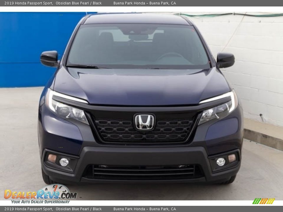 2019 Honda Passport Sport Obsidian Blue Pearl / Black Photo #3