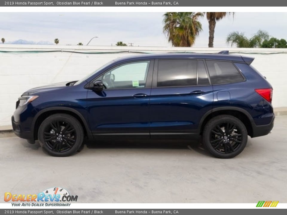 Obsidian Blue Pearl 2019 Honda Passport Sport Photo #4