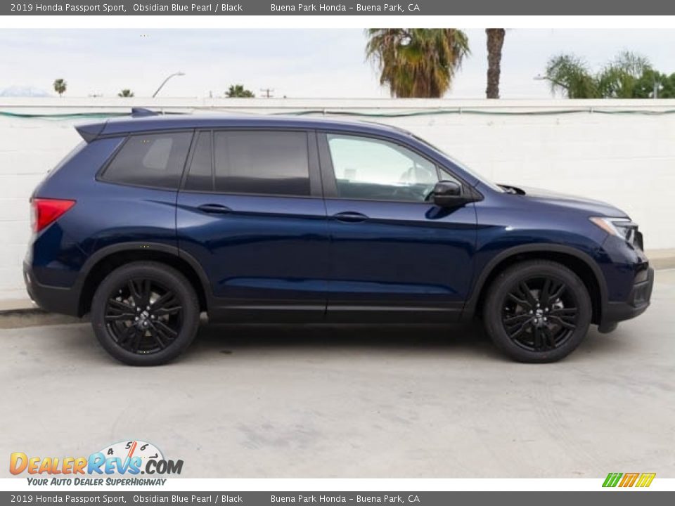 Obsidian Blue Pearl 2019 Honda Passport Sport Photo #8