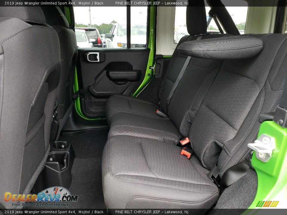 Rear Seat of 2019 Jeep Wrangler Unlimited Sport 4x4 Photo #5