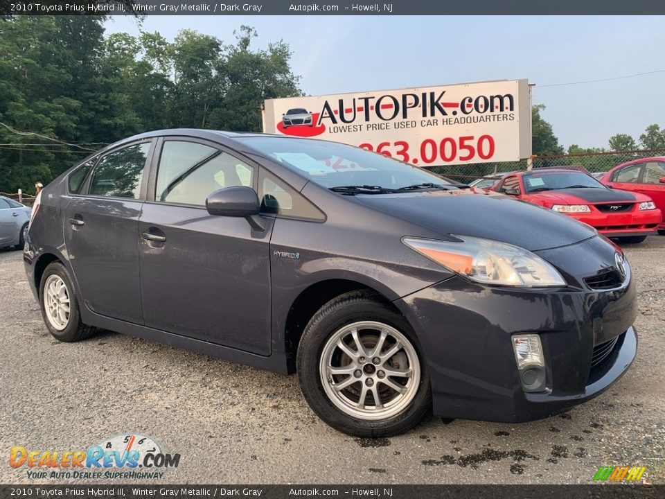 2010 Toyota Prius Hybrid III Winter Gray Metallic / Dark Gray Photo #1