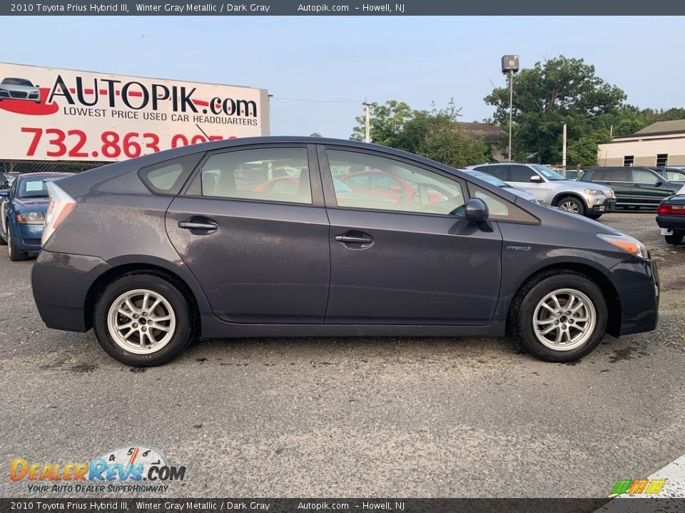 2010 Toyota Prius Hybrid III Winter Gray Metallic / Dark Gray Photo #2
