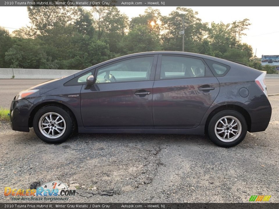2010 Toyota Prius Hybrid III Winter Gray Metallic / Dark Gray Photo #6