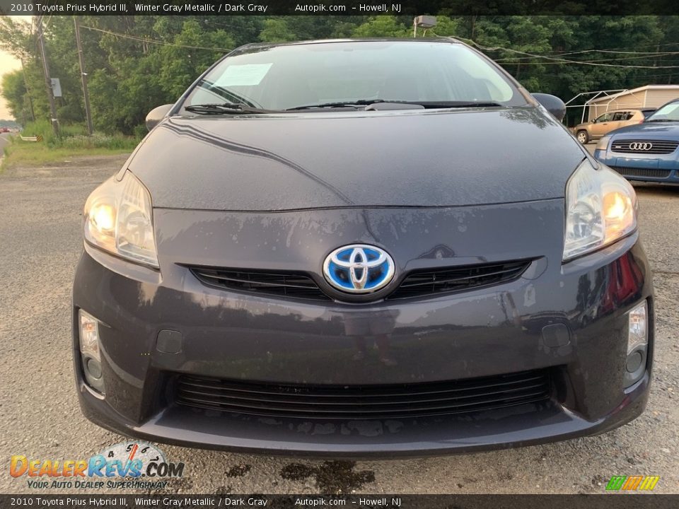 2010 Toyota Prius Hybrid III Winter Gray Metallic / Dark Gray Photo #8