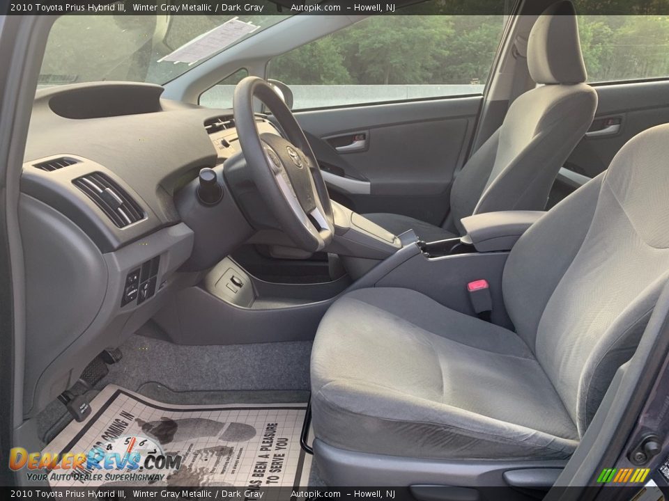 2010 Toyota Prius Hybrid III Winter Gray Metallic / Dark Gray Photo #9