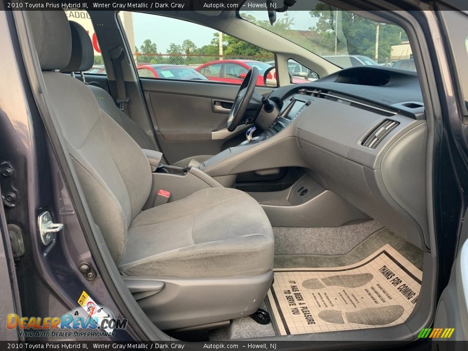 2010 Toyota Prius Hybrid III Winter Gray Metallic / Dark Gray Photo #12