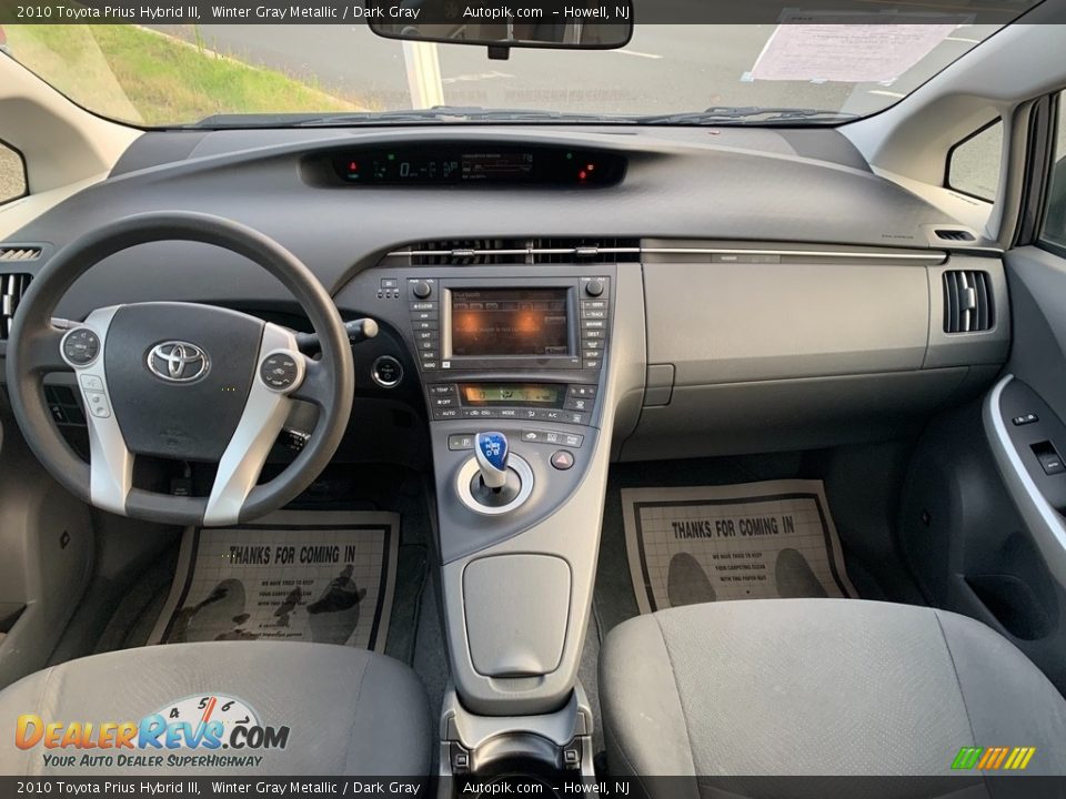 2010 Toyota Prius Hybrid III Winter Gray Metallic / Dark Gray Photo #13