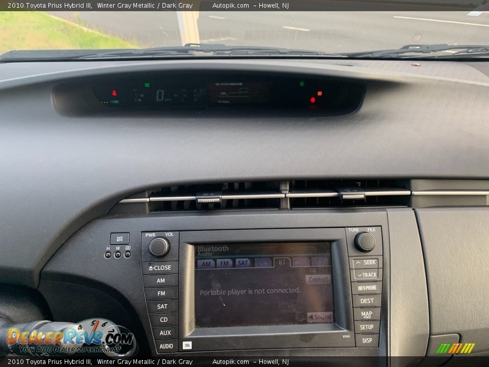 2010 Toyota Prius Hybrid III Winter Gray Metallic / Dark Gray Photo #14