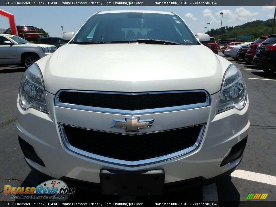 2014 Chevrolet Equinox LT AWD White Diamond Tricoat / Light Titanium/Jet Black Photo #3