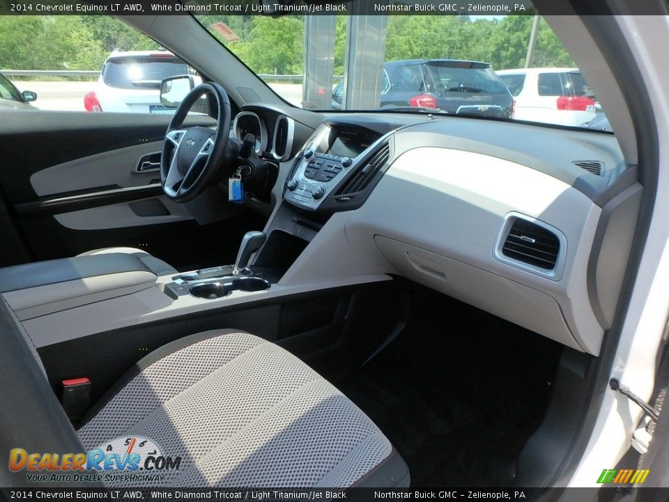 2014 Chevrolet Equinox LT AWD White Diamond Tricoat / Light Titanium/Jet Black Photo #6