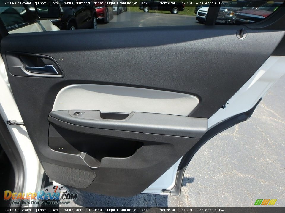 2014 Chevrolet Equinox LT AWD White Diamond Tricoat / Light Titanium/Jet Black Photo #8