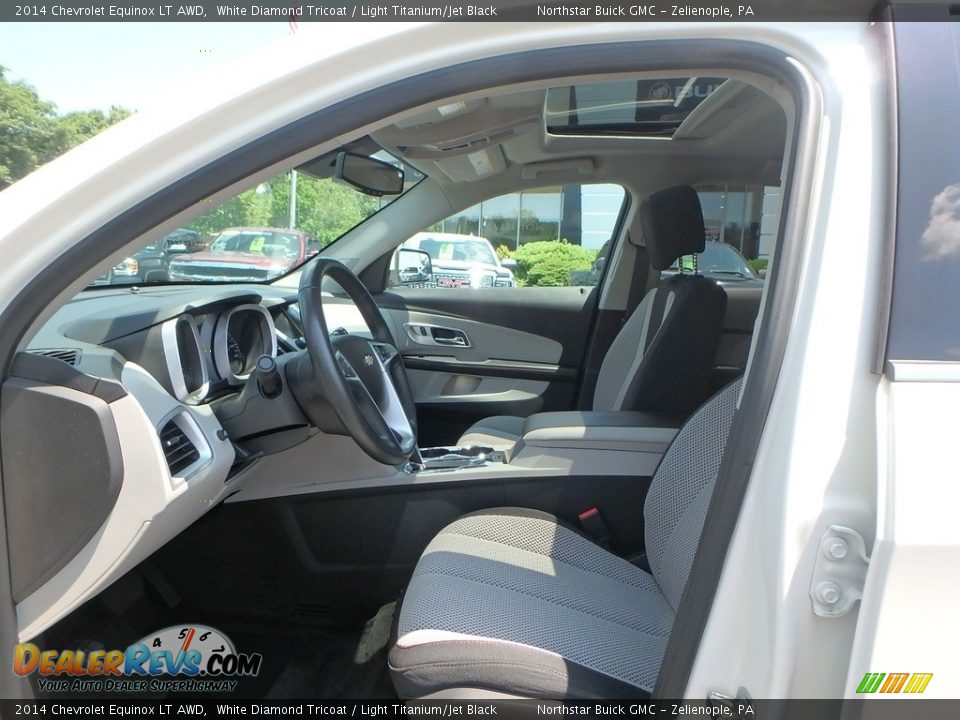2014 Chevrolet Equinox LT AWD White Diamond Tricoat / Light Titanium/Jet Black Photo #15
