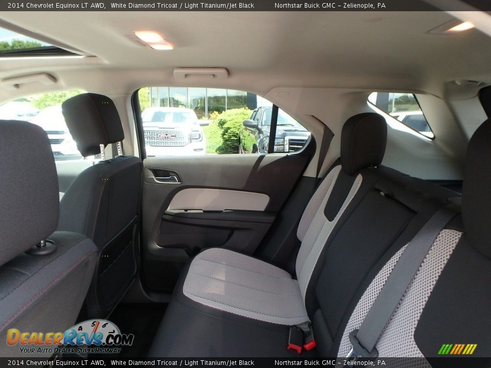 2014 Chevrolet Equinox LT AWD White Diamond Tricoat / Light Titanium/Jet Black Photo #16