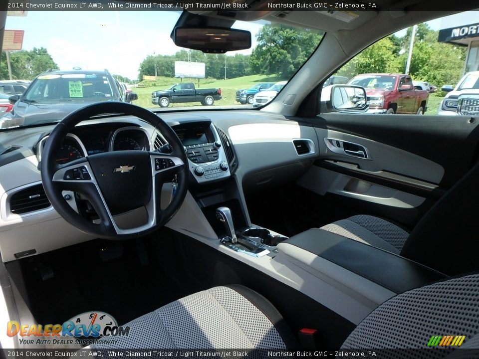 2014 Chevrolet Equinox LT AWD White Diamond Tricoat / Light Titanium/Jet Black Photo #17