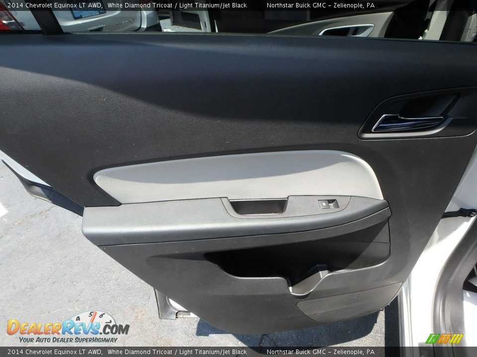 2014 Chevrolet Equinox LT AWD White Diamond Tricoat / Light Titanium/Jet Black Photo #18