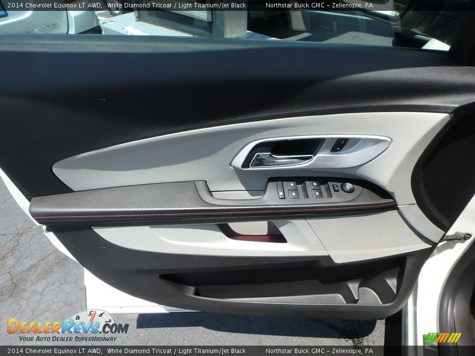 2014 Chevrolet Equinox LT AWD White Diamond Tricoat / Light Titanium/Jet Black Photo #19