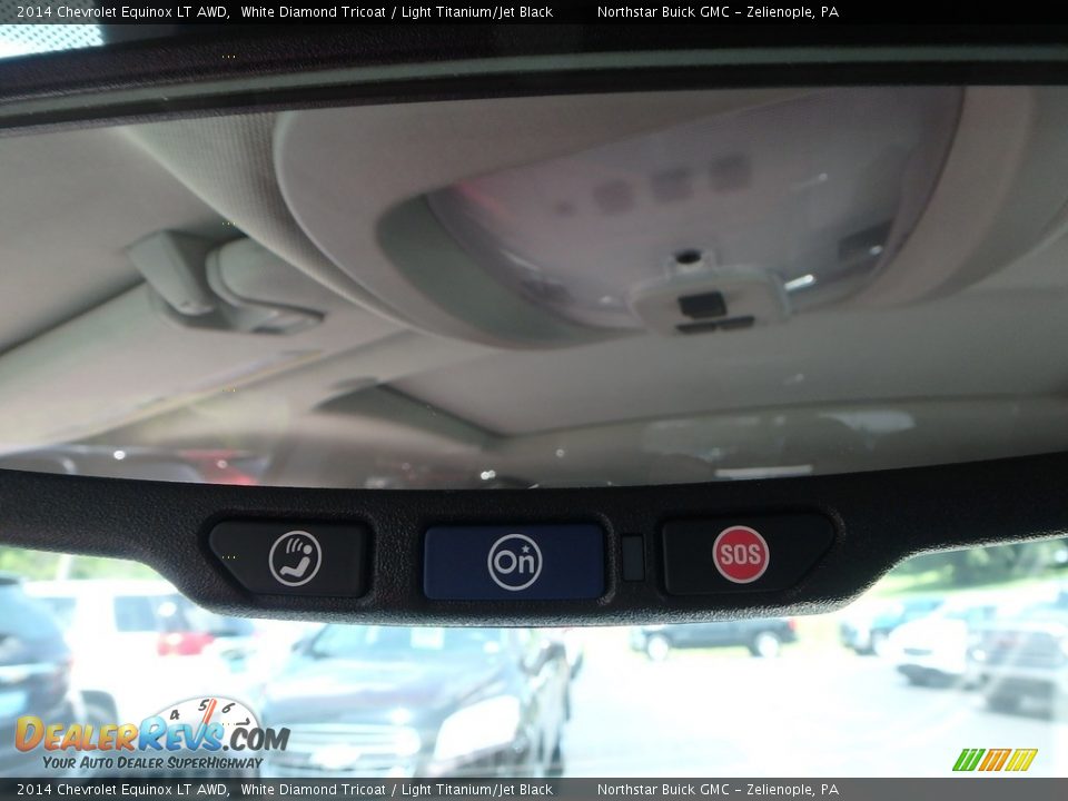 2014 Chevrolet Equinox LT AWD White Diamond Tricoat / Light Titanium/Jet Black Photo #26