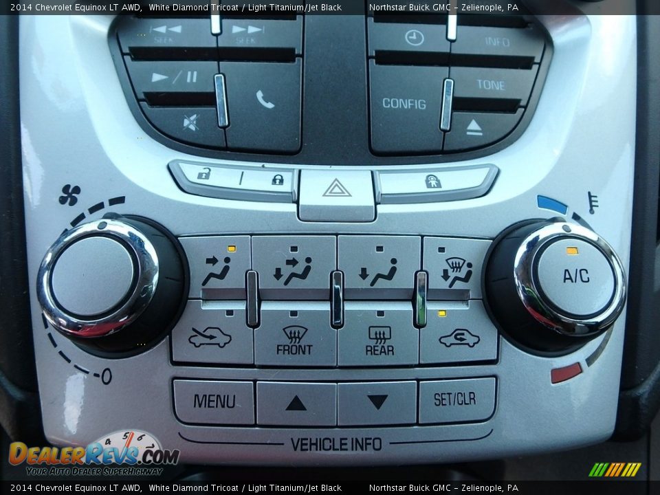 2014 Chevrolet Equinox LT AWD White Diamond Tricoat / Light Titanium/Jet Black Photo #29