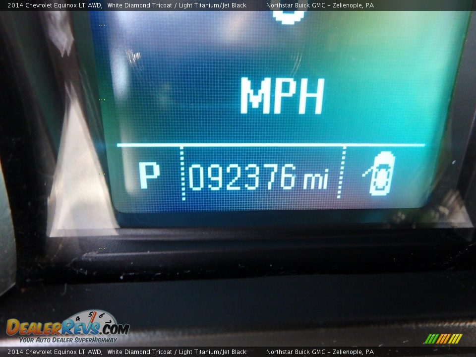 2014 Chevrolet Equinox LT AWD White Diamond Tricoat / Light Titanium/Jet Black Photo #30