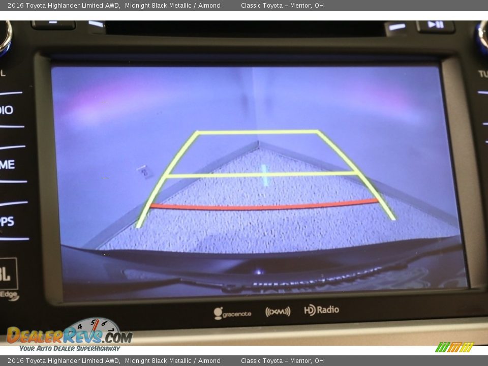 2016 Toyota Highlander Limited AWD Midnight Black Metallic / Almond Photo #13