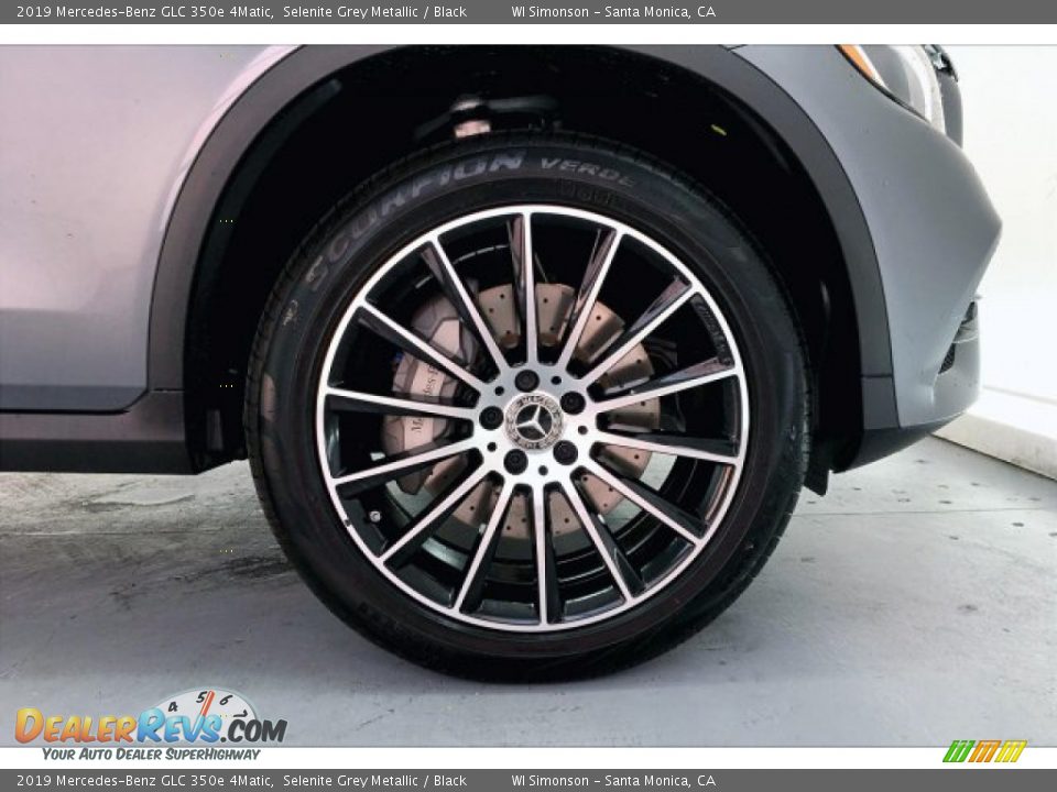 2019 Mercedes-Benz GLC 350e 4Matic Selenite Grey Metallic / Black Photo #9