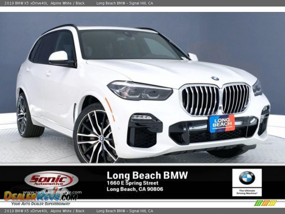 2019 BMW X5 xDrive40i Alpine White / Black Photo #1