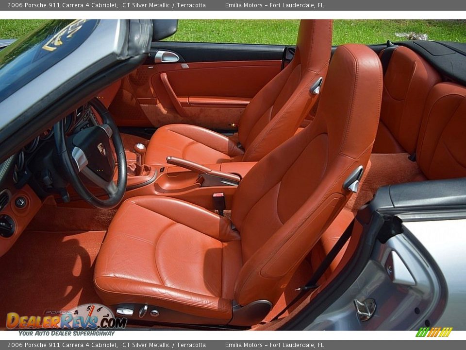 Front Seat of 2006 Porsche 911 Carrera 4 Cabriolet Photo #33