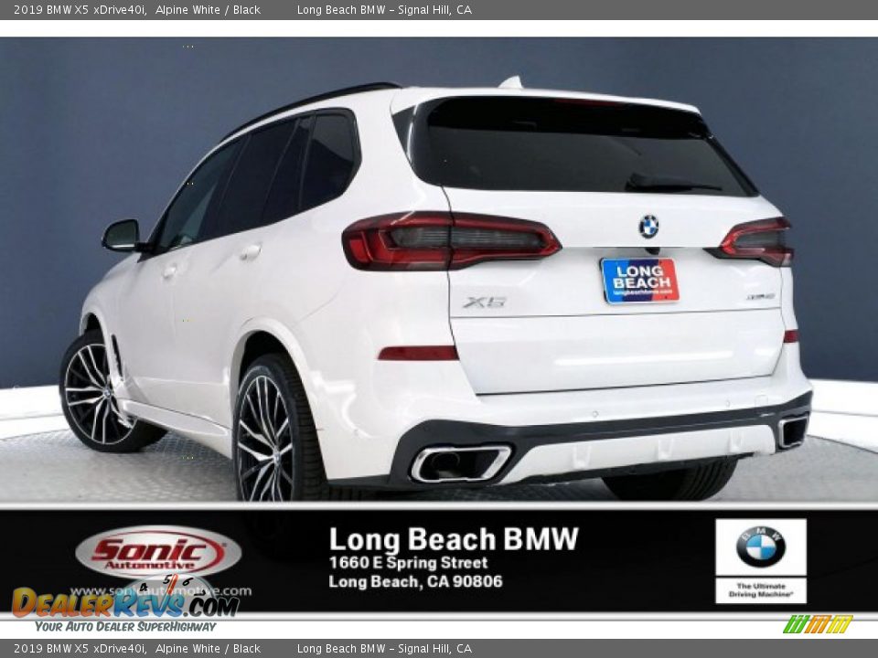 2019 BMW X5 xDrive40i Alpine White / Black Photo #2