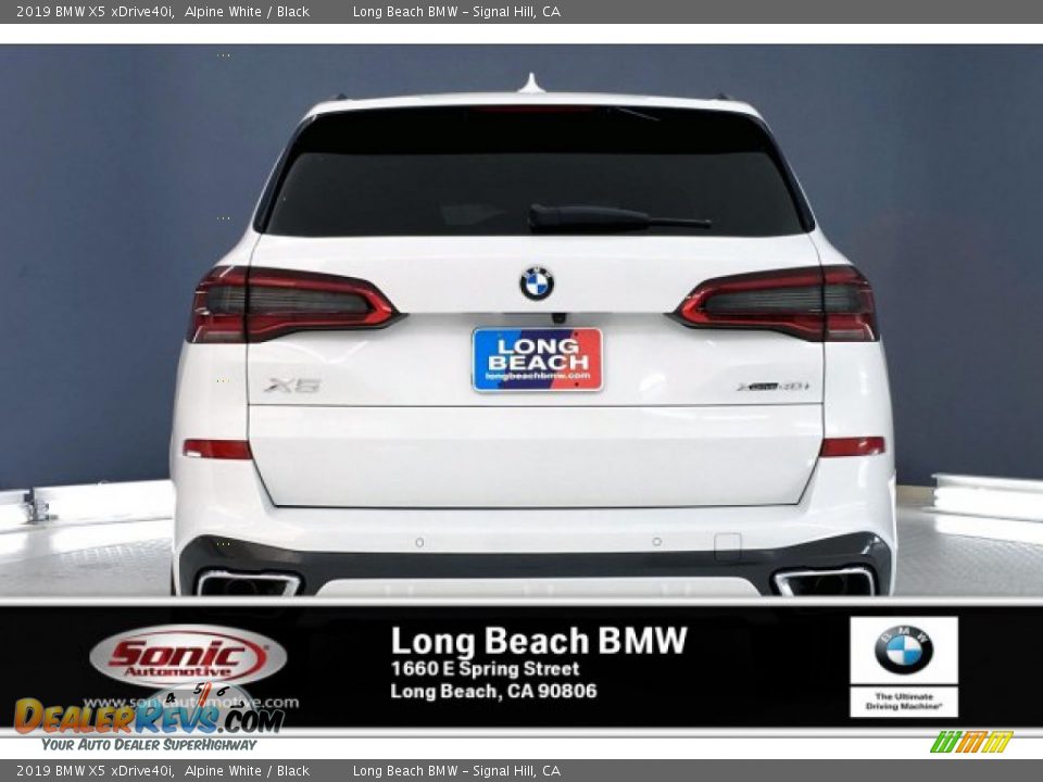 2019 BMW X5 xDrive40i Alpine White / Black Photo #3