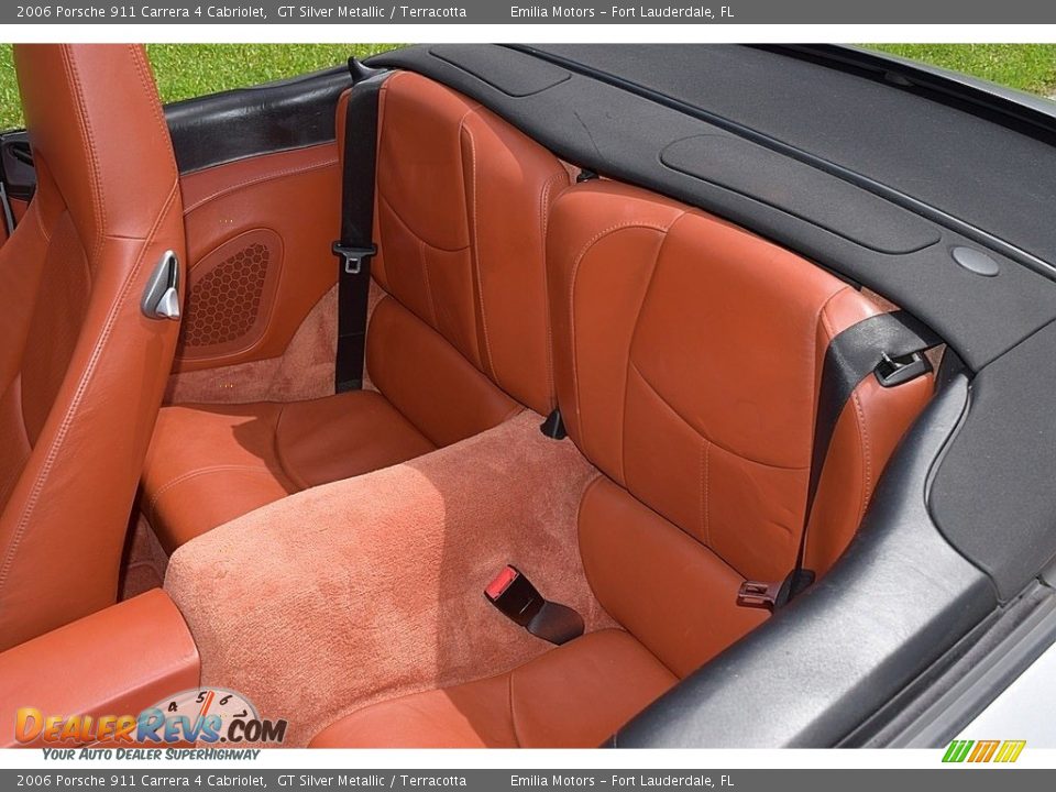 Rear Seat of 2006 Porsche 911 Carrera 4 Cabriolet Photo #36