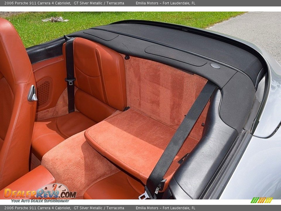 Rear Seat of 2006 Porsche 911 Carrera 4 Cabriolet Photo #37