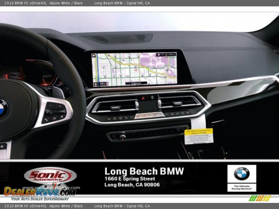 2019 BMW X5 xDrive40i Alpine White / Black Photo #5