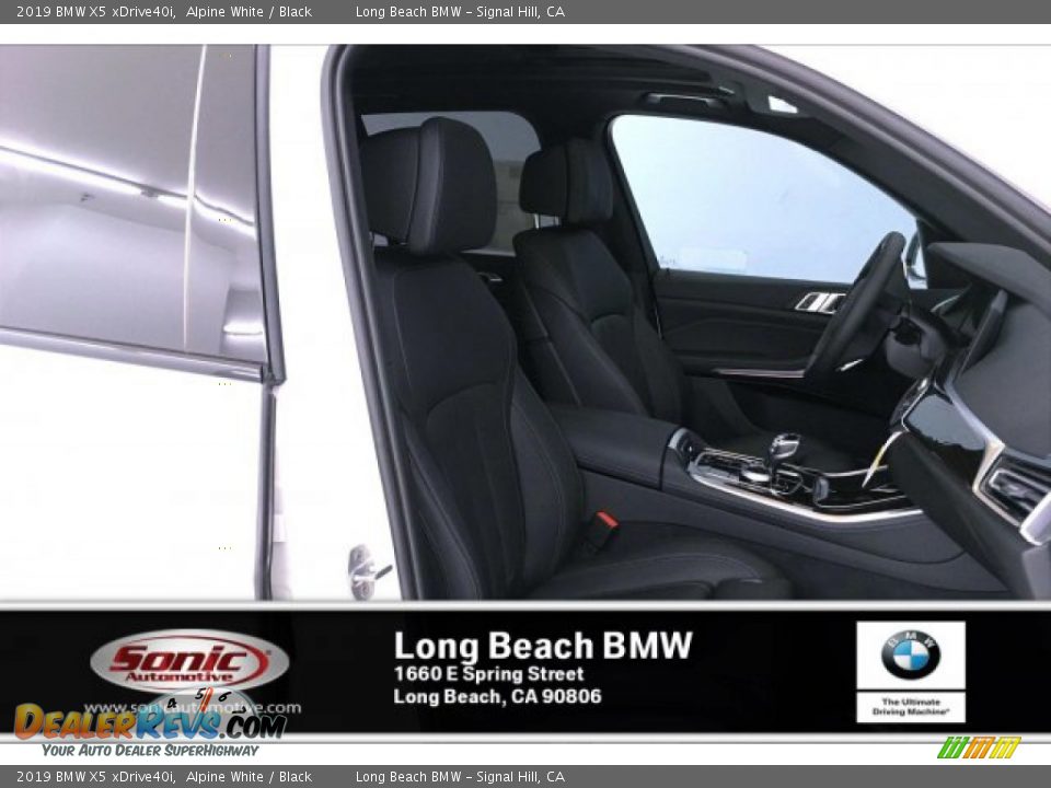 2019 BMW X5 xDrive40i Alpine White / Black Photo #7