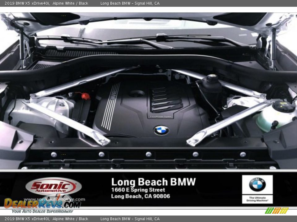 2019 BMW X5 xDrive40i Alpine White / Black Photo #8