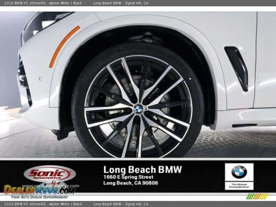 2019 BMW X5 xDrive40i Alpine White / Black Photo #9