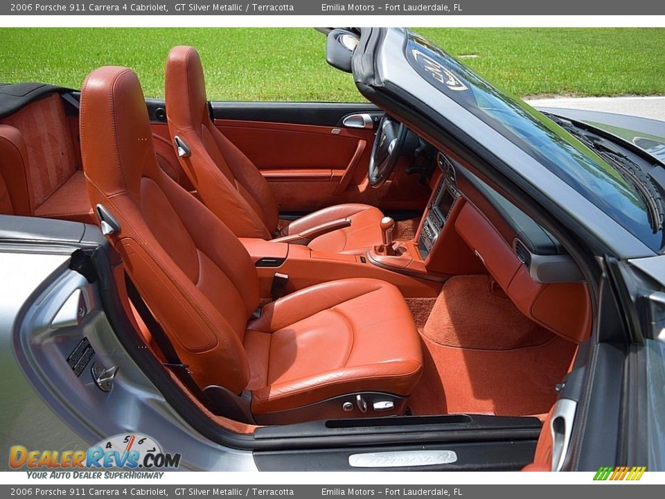 Front Seat of 2006 Porsche 911 Carrera 4 Cabriolet Photo #42