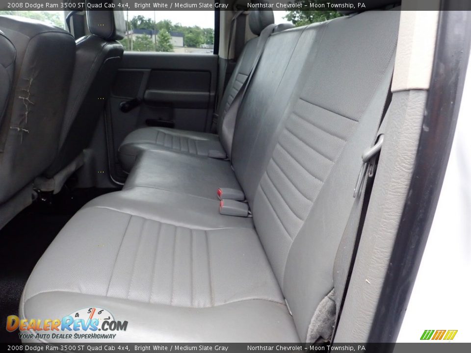 2008 Dodge Ram 3500 ST Quad Cab 4x4 Bright White / Medium Slate Gray Photo #9