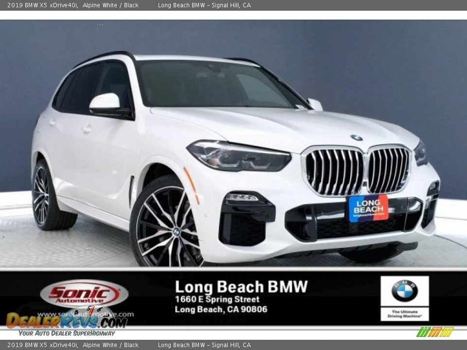 2019 BMW X5 xDrive40i Alpine White / Black Photo #1