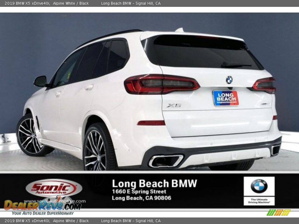 2019 BMW X5 xDrive40i Alpine White / Black Photo #2