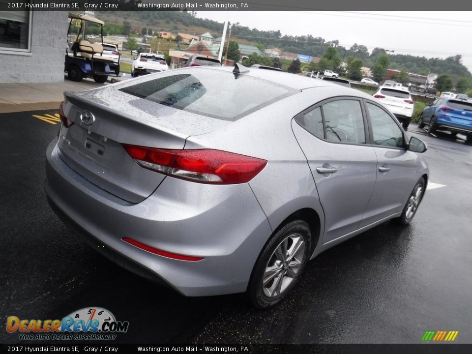 2017 Hyundai Elantra SE Gray / Gray Photo #8