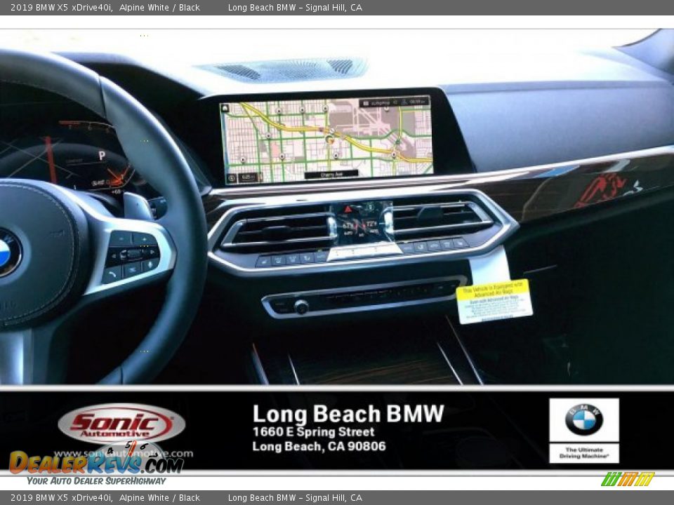 2019 BMW X5 xDrive40i Alpine White / Black Photo #5