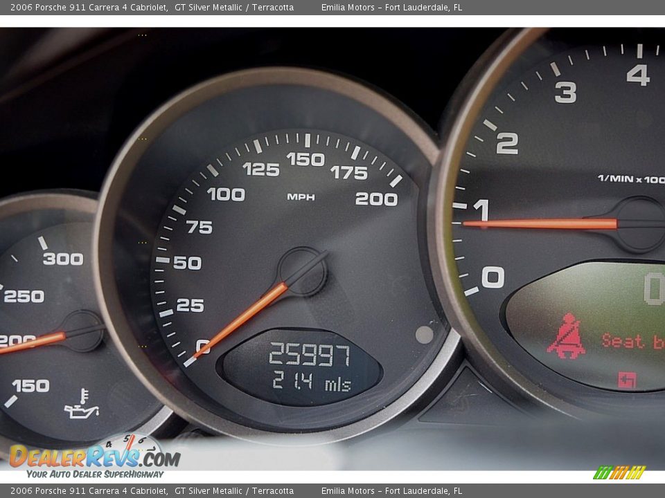 2006 Porsche 911 Carrera 4 Cabriolet Gauges Photo #55