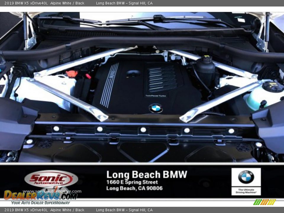 2019 BMW X5 xDrive40i Alpine White / Black Photo #8