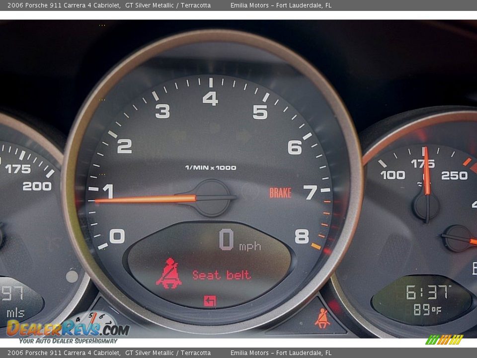 2006 Porsche 911 Carrera 4 Cabriolet Gauges Photo #56