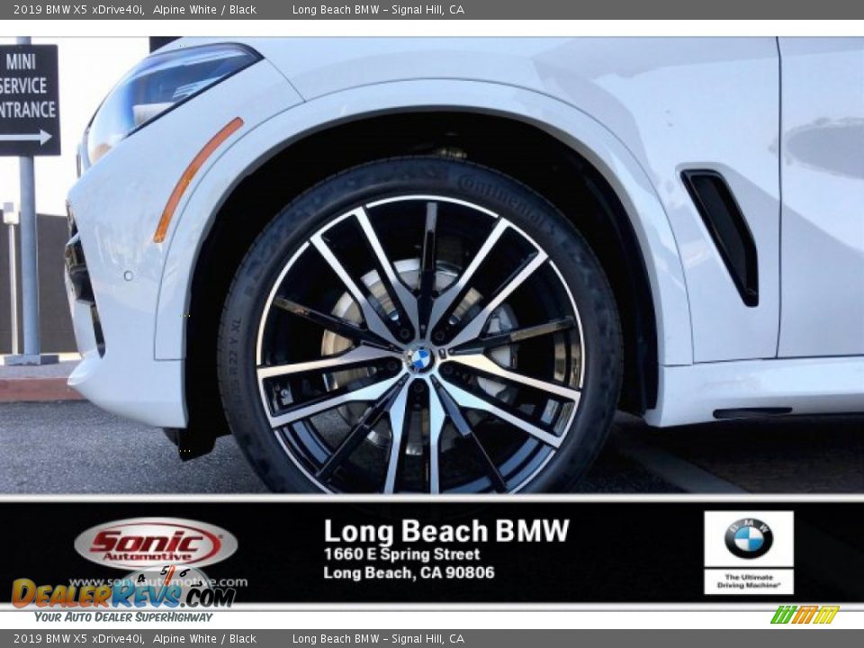 2019 BMW X5 xDrive40i Alpine White / Black Photo #9