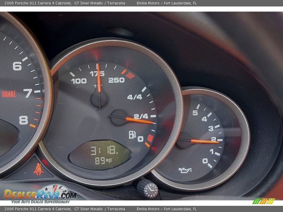 2006 Porsche 911 Carrera 4 Cabriolet Gauges Photo #57