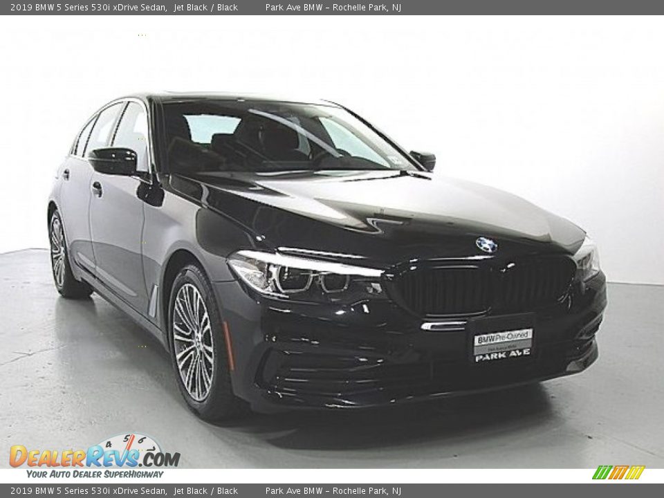 2019 BMW 5 Series 530i xDrive Sedan Jet Black / Black Photo #5