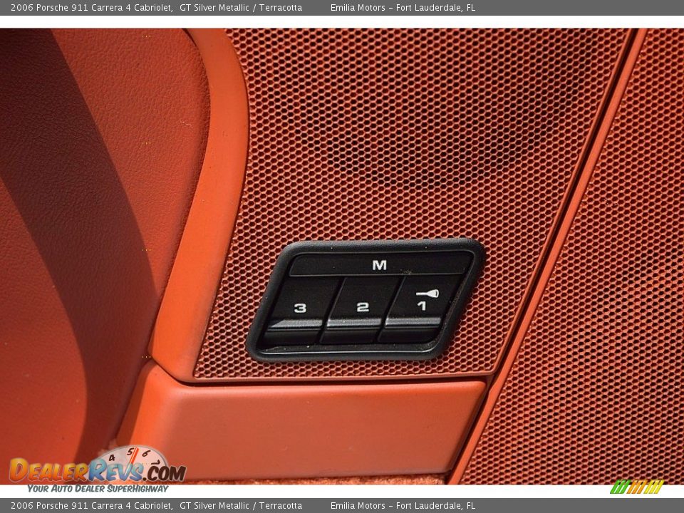 2006 Porsche 911 Carrera 4 Cabriolet GT Silver Metallic / Terracotta Photo #65